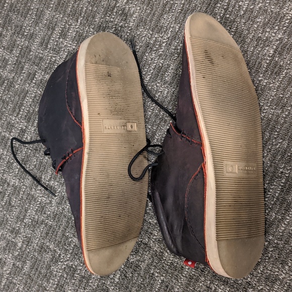 Oliberte Adibo Burgundy Red Premium Leather Shoe Chukka Boot Size 11 US EUR 44 - Picture 2 of 4